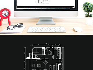 三室两厅CAD平面户型定制方案