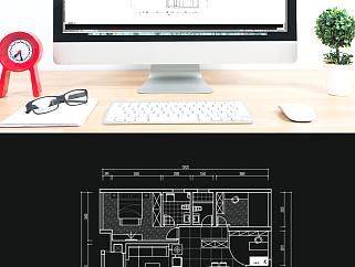 三室两厅方案定制CAD平面