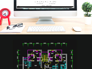 住宅建筑二至四层CAD平面图