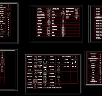 CAD电气图例