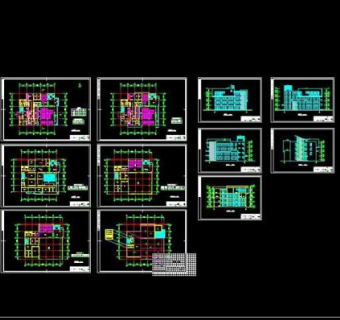 学生食堂设计方案cad平面图