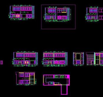 橱柜设计cad素材家装效果图