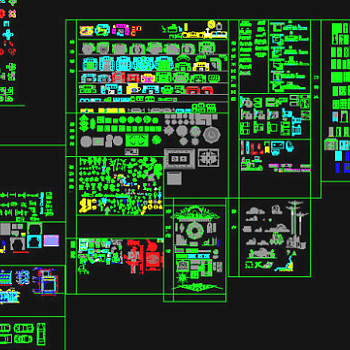 CAD常用全套模块建筑素材