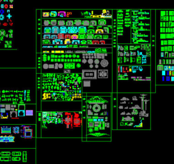 CAD常用全套模块建筑素材