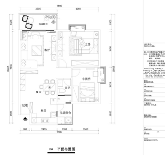 室内设计cad平面图