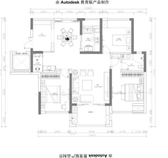 家装户型图cad平面图