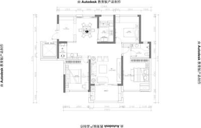 家装户型图cad平面图