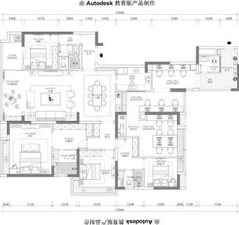 室内设计家装cad设计图纸