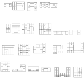 模块yamaha家具CAD图纸