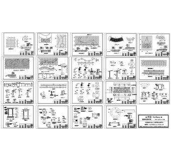 艺术花架CAD施工图