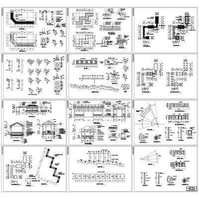 园林完整CAD施工图