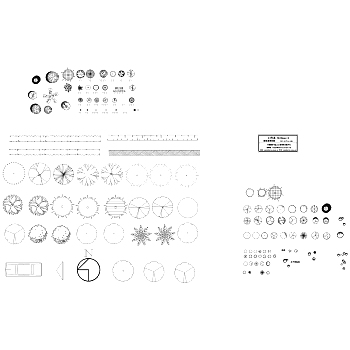 园林图块CAD图例集合