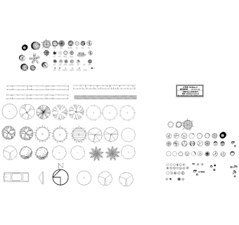 园林图块CAD图例集合