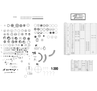 园林草坪CAD图块图例集合下载