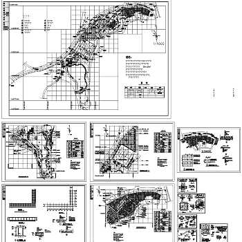 沈阳某公园施工套图CAD图纸