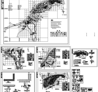 沈阳某公园施工套图CAD图纸