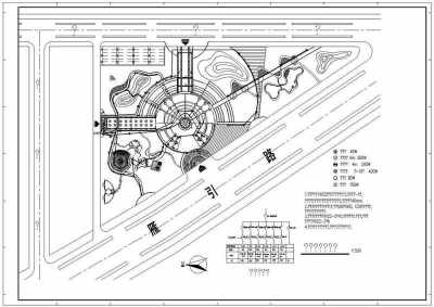 CAD深圳兰溪谷公园景观灯光平面布置图