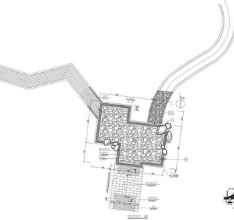 山顶小广场CAD图纸