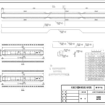 CAD连续梁配筋图图纸