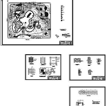 CAD道路铺装图图纸