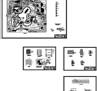 CAD道路铺装图图纸