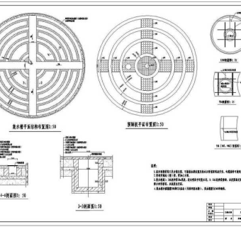 CAD郑飞公园施工明珠广场旱喷图纸