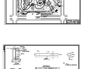 集水井构造图及排水污水管道CAD图纸