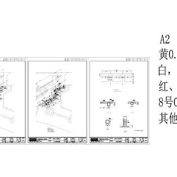 入口折桥CAD图纸