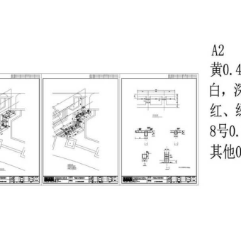 入口折桥CAD图纸