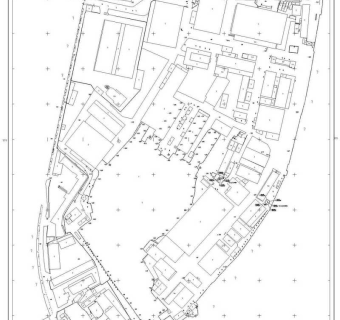 公园改造地形图CAD图纸