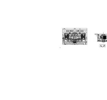 公园3001莲花旱喷平面CAD图纸
