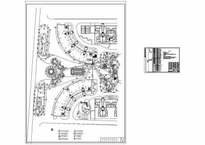公园施工套图园林配电图CAD图纸