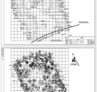 公园景观Ls01-02绿化CAD图纸
