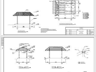 公园景观ys03-04建筑设计CAD图纸