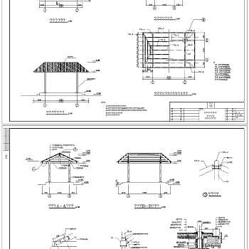 公园景观ys03-04建筑设计CAD图纸