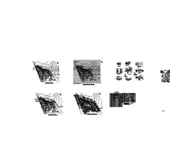 公园景观平立面、大样图CAD图纸