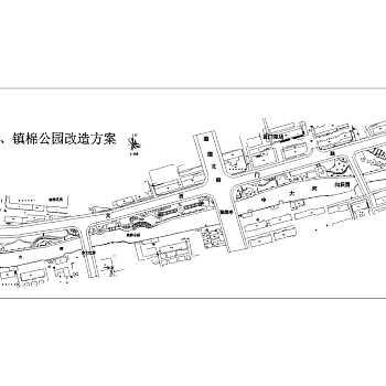 公园景观改造向辰园r14CAD图纸