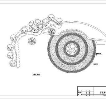 公园景观规划设计节点图CAD图纸