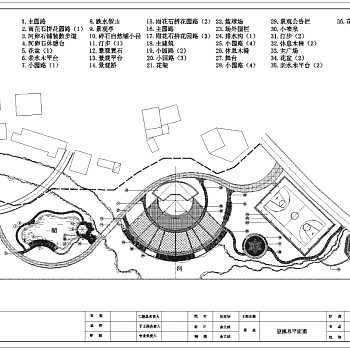 公园设计002CAD图纸