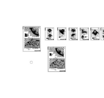公园景观设计城市颂平面、竖向CAD图纸