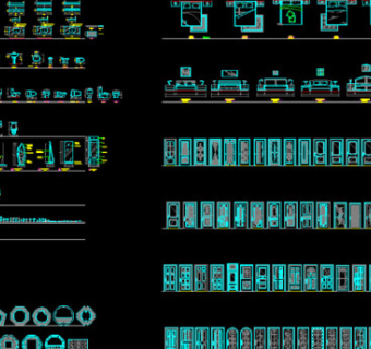 CAD图库最全图库室内设计施工图