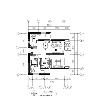 原始家装室内户型图cad图纸