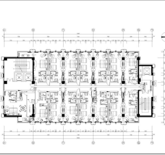 西安某假日酒店装修电气施工图cad图纸
