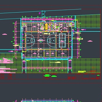 大型工程CAD建筑施工图纸