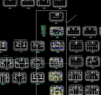 医院cad施工图图片