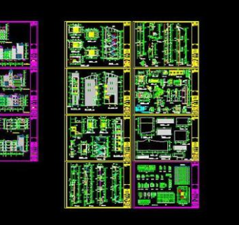 幼儿园cad设计图图片