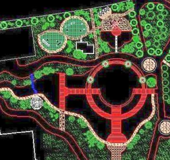 上海某公园CAD施工图