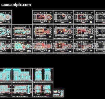 酒吧CAD改造施工图