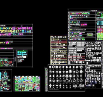 家装工装常用CAD3D模型