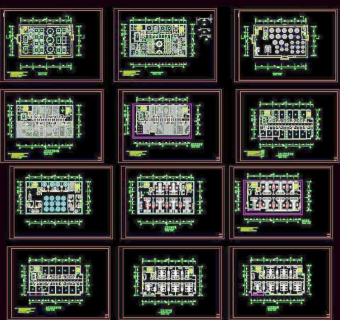 宾馆装饰CAD平面图